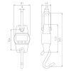 SENS L Series - 50 Kg, 150 Kg, 300 Kg - Hanging and Crane Scale - Image 4