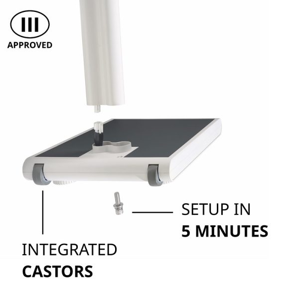 ADE M320000-01 - Approved electronic BMI column weight and height scale - Image 4