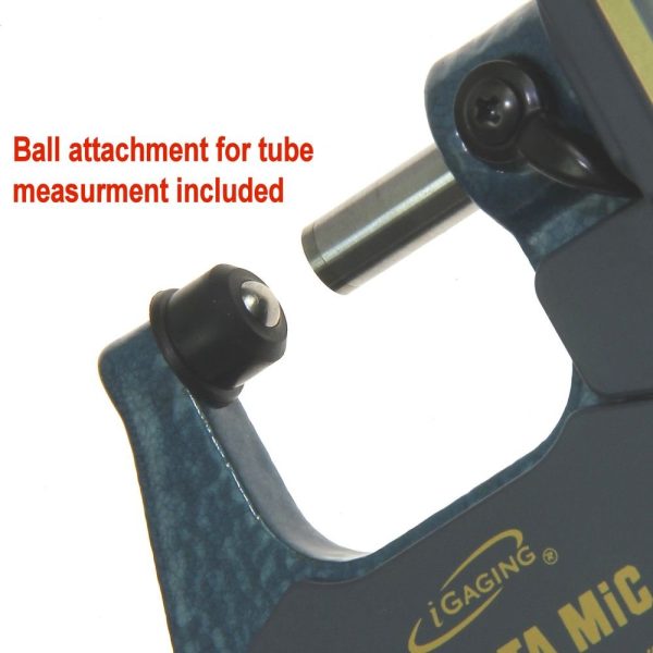 iGaging EZ DATA MIC - XL Display Digital Micrometer - range: 0~6" - Image 6