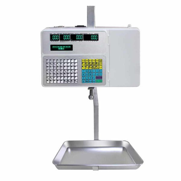 hanging retail label printing scale