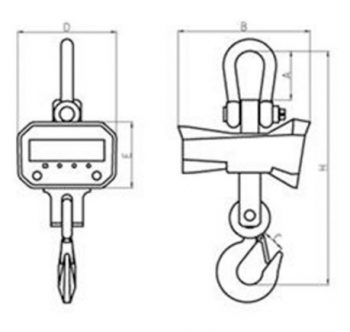 Heavy Duty Crane Scale for Industrial Use